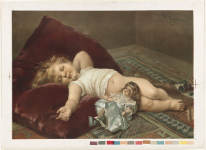 800px-Sleeping_Baby_Boston_Public_Library-300x219