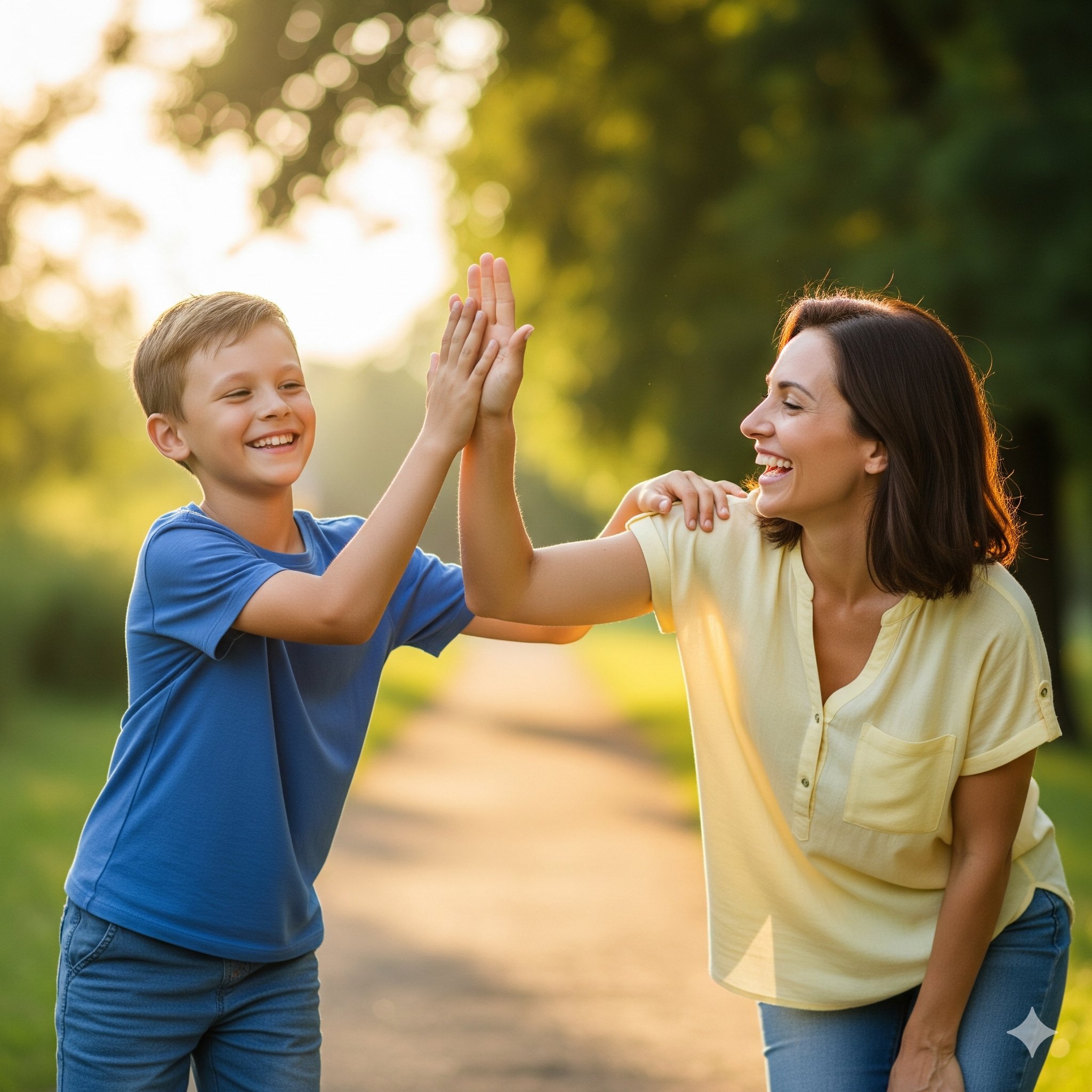 A%20mother%20and%20her%20son%20acting%20like%20buddies%20in%20a%20high-five%20%28Gemini%29